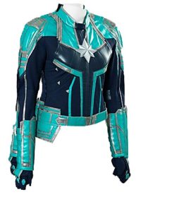 Brie Larsons Captain Marvel Leather Jacket