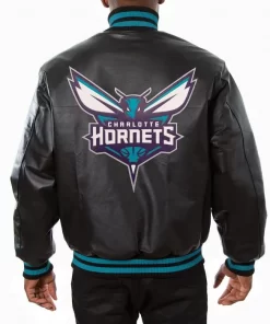 Letterman Black Leather Jacket