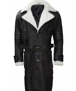Brotherhood Long Leather Coat