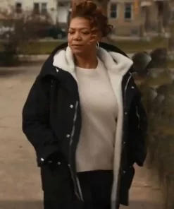 The Equalizer Ep04 Queen Latifah Black Shearling Coat