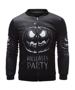 Halloween Party Black Bomber Jacket