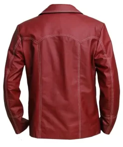 Pitt Tyler Durden Leather Coat Jacket