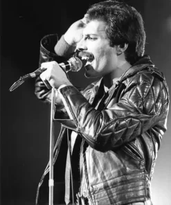 Freddie Mercury Vintage Leather Jacket