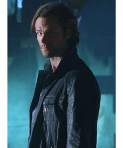 Jared Padalecki Supernatural Black Leather Jacket2