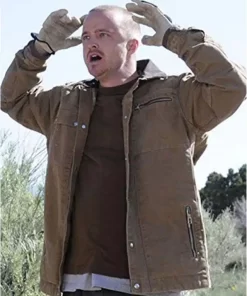Jesse Pinkman Breaking Bad Brown Cotton Jacket1