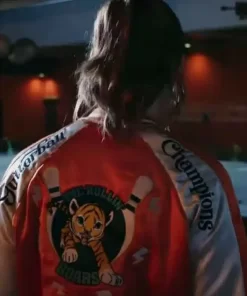 Karen Gillan Gunpowder Milkshake Varsity Jacket1