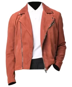 Bold Statement Mens Suede Biker Jacket
