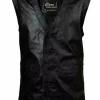 Mens Halloweens Costume Motorcycle Rider Vest