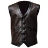 Mens Halloweens Costume Motorcycle Rider Vest