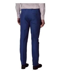 Men’s Royal Blue Italian Slim Fit 3 Piece Suit