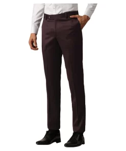 Mens Slim Fit Purple Three Piece Tuxedo Suit