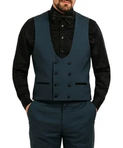 Three Piece Tuxedo with Peak Lapel