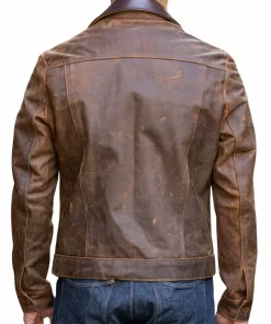 Charles Brown Cowboy Leather Jacket