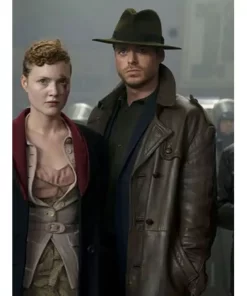 Agent Ross Richard Madden Electric Dreams Leather Coat