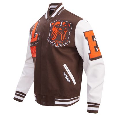 Buy Men's Cleveland Brown Varsity Jacket