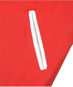 Classic Red & White Varsity Jacket Timeless Sporty Style