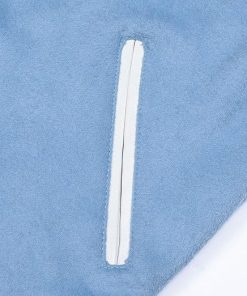 Timeless Light Blue & White Varsity Jacket