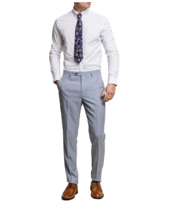 Mens Three Piece Aqua Blue Formal And Wedding Suit