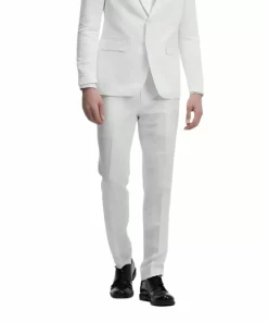 White Formal Two Piece Tuxedo Suit for Men