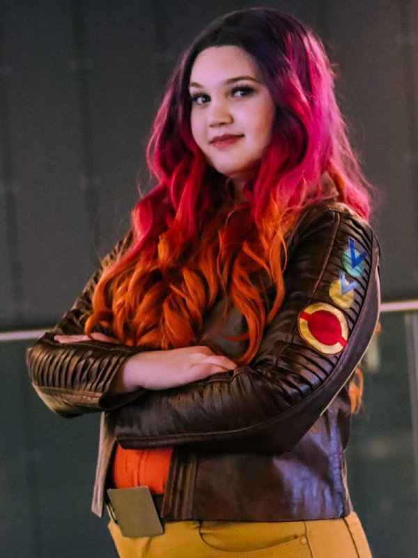 Ahsoka-2023-Sabine-Wren-Brown-Patched-Leather-Jacket-side-view Ahsoka 2023 Sabine Wren Brown Patched Leather Jacket