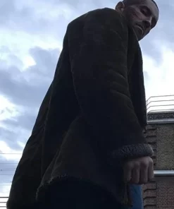 Avengement Cain Burgess Suede Leather Fur Coat