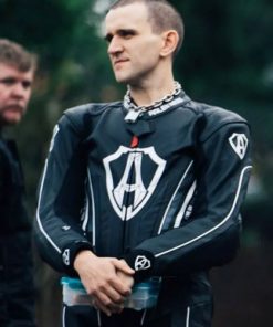 Colin Pillion 2026 Black Leather Jacket