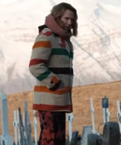Eurovision Song Contest Lars Erickssong Colourfull Wool Coat