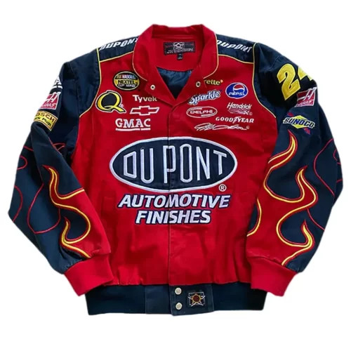 Jeff-Gordon-Dupont-Cool-Racing-Leather-Jacket-front-view Jeff Gordon Dupont Cool Racing Leather Jacket