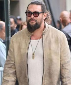 Jonny The Wrecking Crew 2026 Beige Suede Leather Jacket