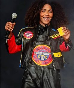 Karl Kani Babygirl Rccer Trending Leather Jacket
