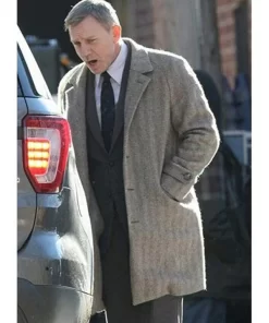 Knives Out Daniel Craig Long Wool Trench Coat