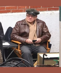 The Irishman Frank Sheeran Trucker Brown Leather Jacket