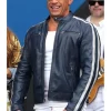 The Road To F9 Concert Vin Diesel Blue Leather Jacket