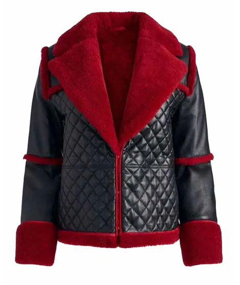 Women-Aviator-Pilot-Style-B3-Shearling-Black-Leather-Jacket-front-view Women Aviator Pilot Style B3 Shearling Black Leather Jacket