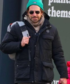 Bradley Cooper Is This Thing On Black Puffer Jacket