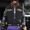 Lil Jon Ravens Halftime Show Black Varsity Jacket