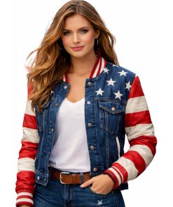 American Flag Jacket Patriotic for True Americans