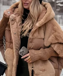 Patchwork Winter Coat