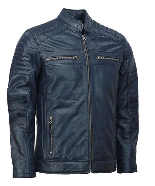 blue men jacket